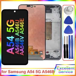 Super AMOLED A54 5G Screen for Samsung Galaxy A54 5G A546 A546B A546U LCD Screen Touch Replacement for Samsung A546 LCD Display