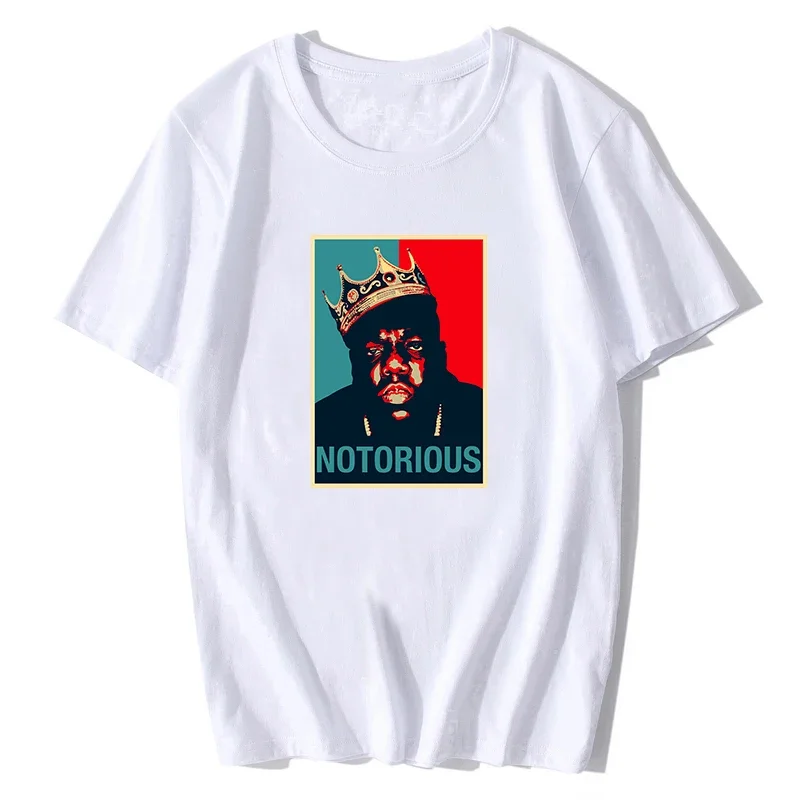 mans R.I.P Notorious Big Shirt Mens Short Sleeve Black Tshirt Hiphop Rock Biggie Smalls T Shirt Male Notorious B.I.G. T Shirts