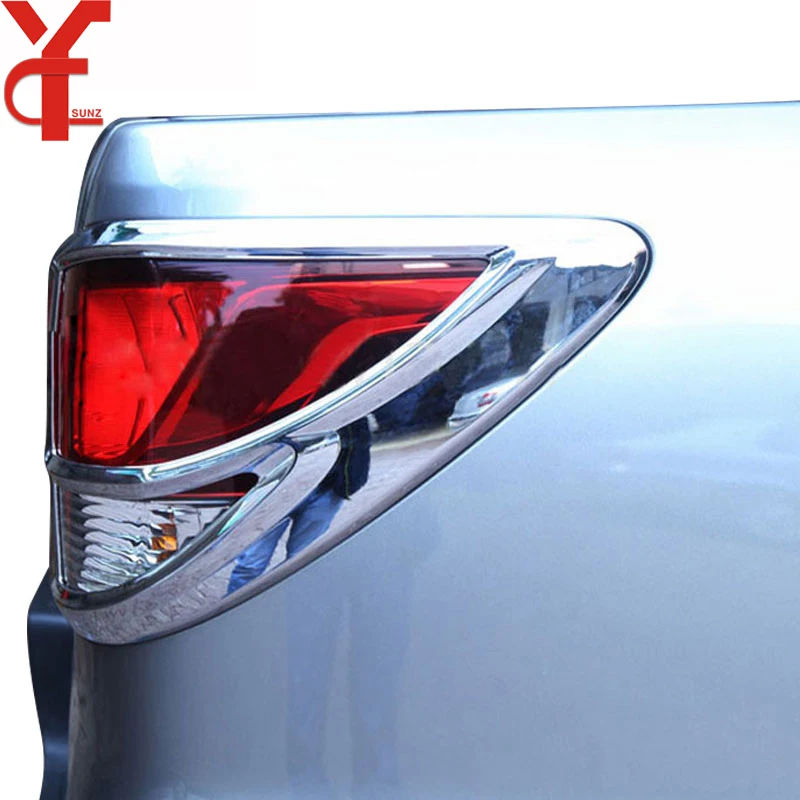 ABS Matte Black Rear Lamp Lights Cover For Mazda BT-50 2012 2013 2014 2015 2016 2017 2018 2019 2020 Car Styling Ycsunz