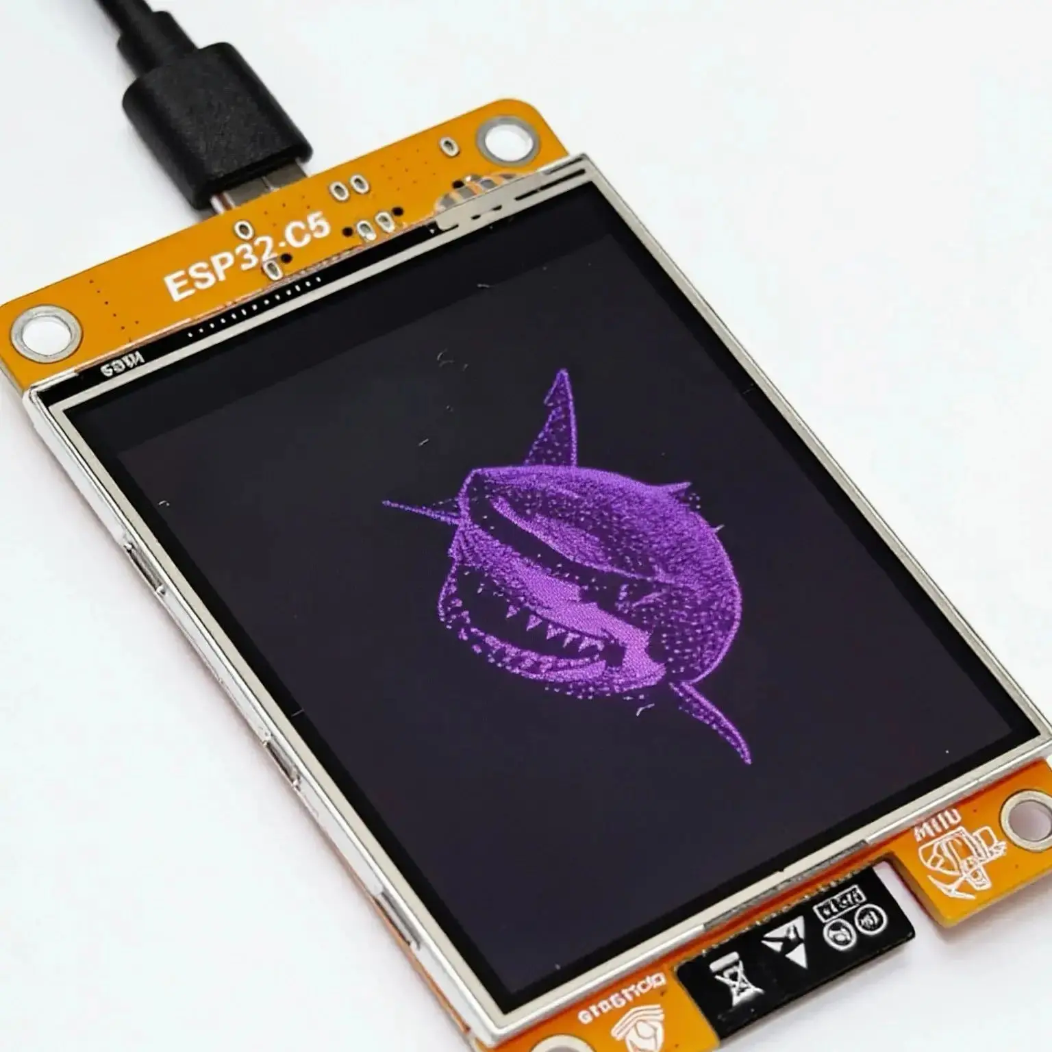 NM-CYD-C5 Nowy, tani, żółty wyświetlacz z 2.8″ ekranem dotykowym TFT LCD z obsługą ESP32-C5 i NM-RF-HAT — zdjęcie produktu 7