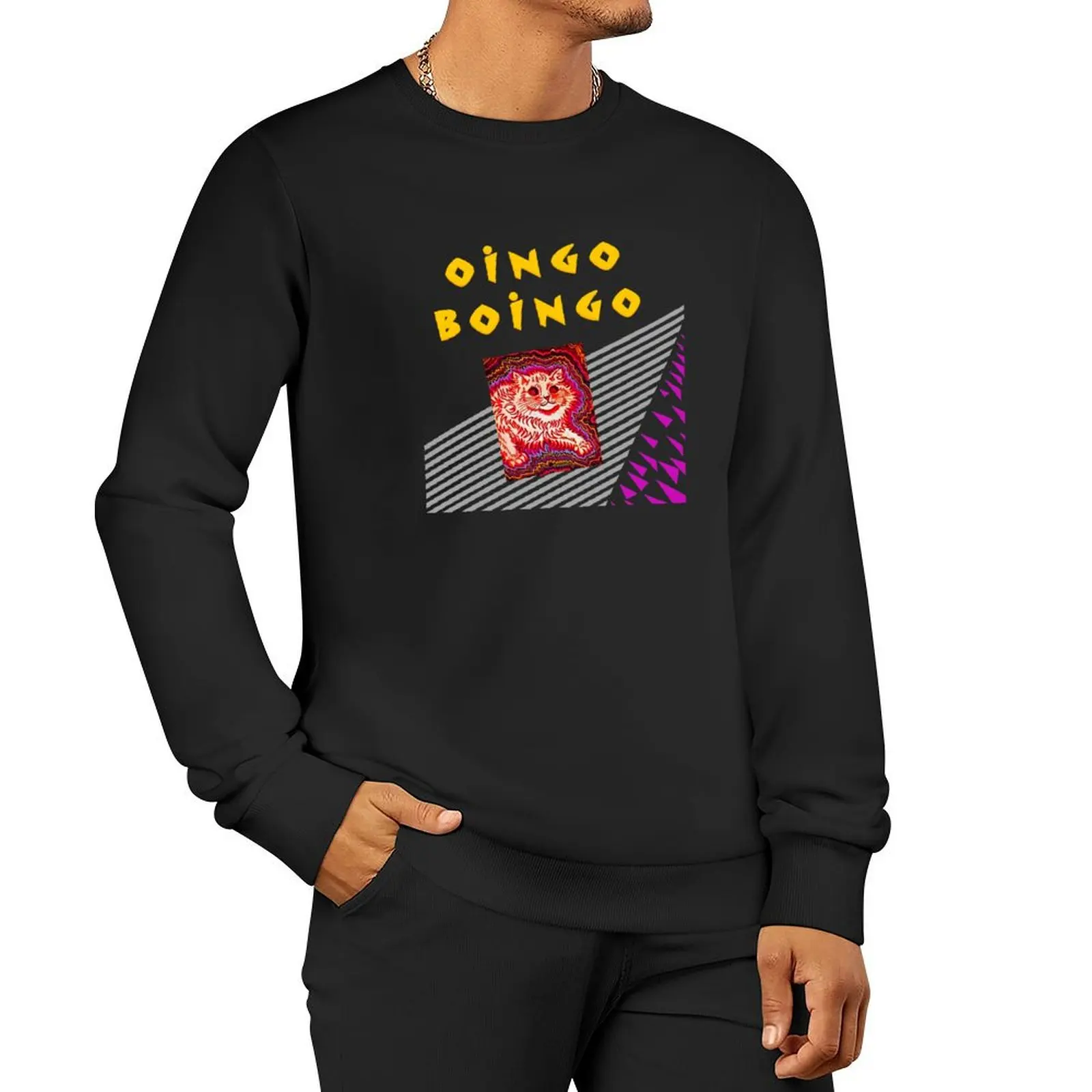 Oingo Boingo- Weird Science Cat Pullover Hoodie mens designer clothes graphic t shirts men autumn men clothing sweatshirt