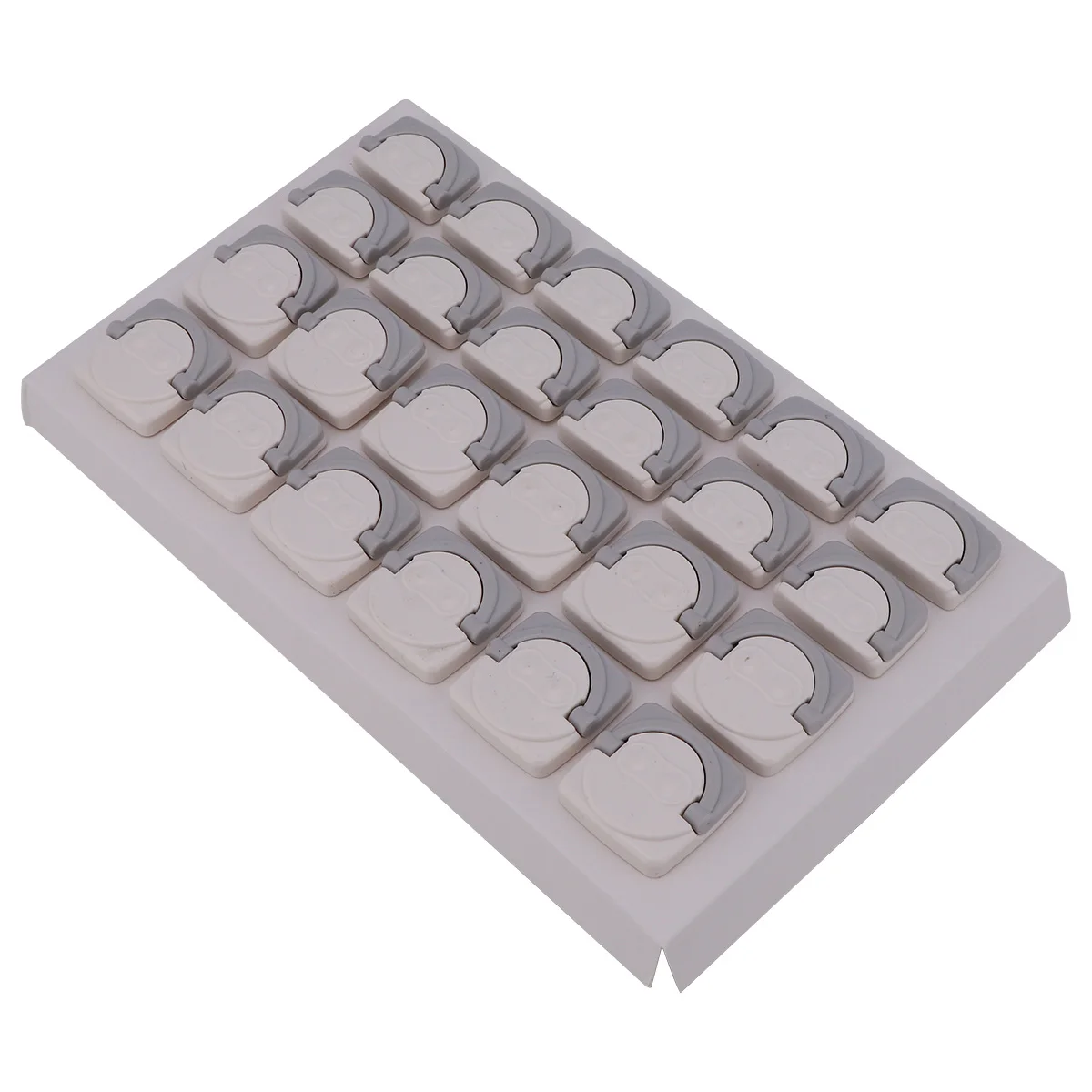 24 قطعة من أغطية مقبس التوصيل البلاستيكي الفاخر مانع مساحة فارغ لأغطية مقبس توصيل حماية سلامة الطفل