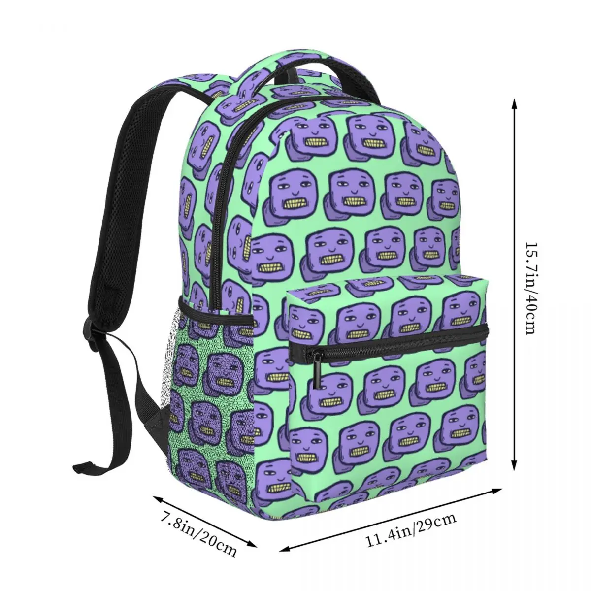 Weird Face - The Smile No One Wants To See Backpack Student BookBag Kids School Bag Computer Shoulder Bags for Men Women