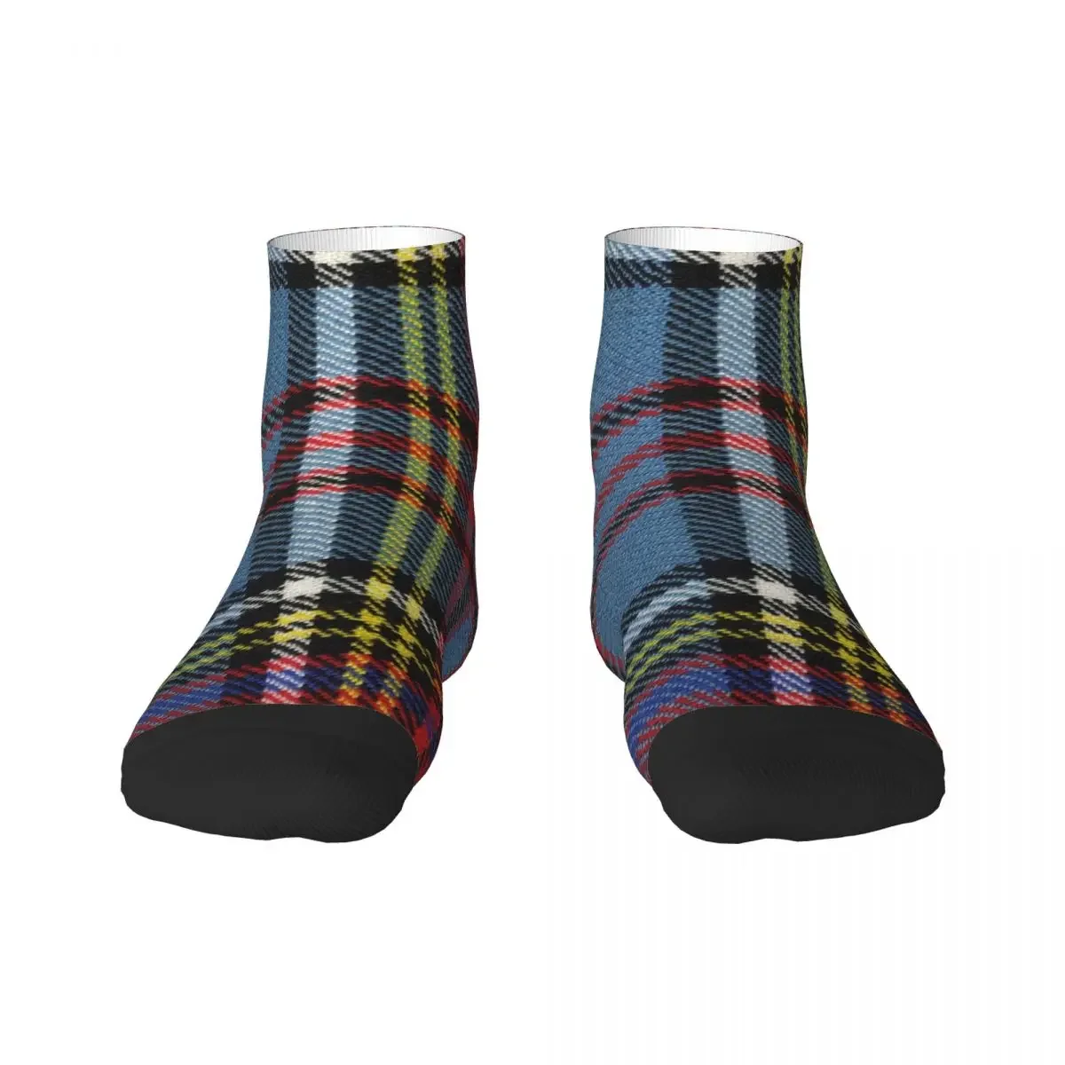 

Fashion Modern Fashion Tartan Plaid Socks Women Men Warm 3D Printed Geometric Gingham Basketball Sports Socks