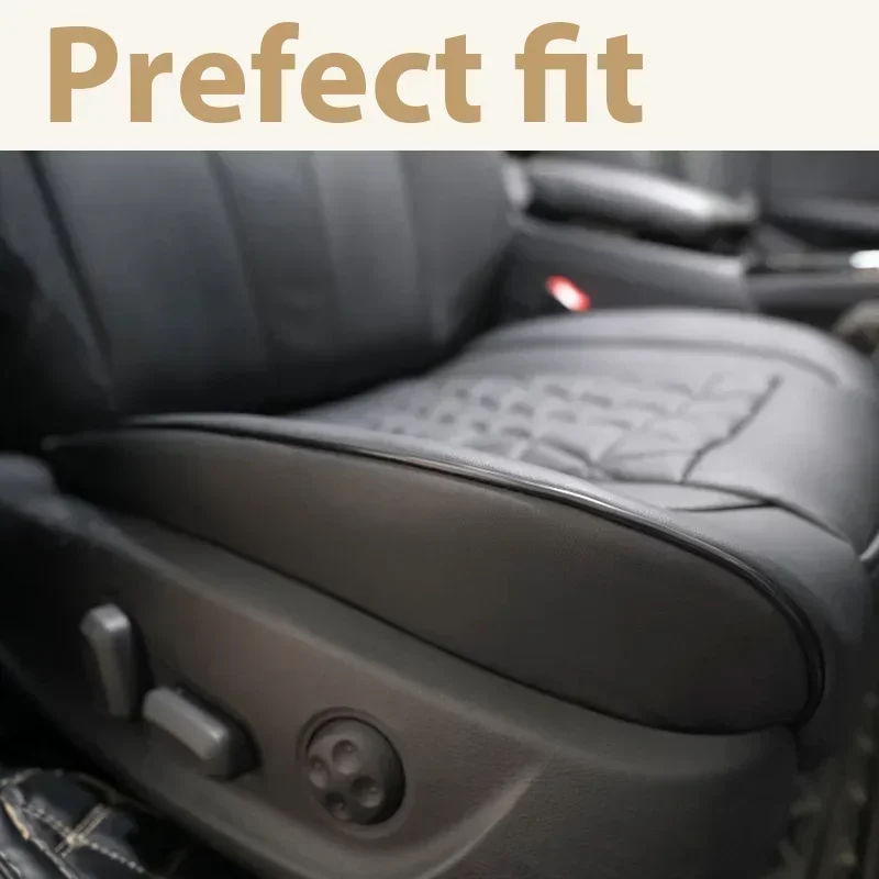 Universal Front Car Seat Covers PU Leather Interior Automobiles Seats Cover Auto Seat-Cover Protector Chair Pads Accessories