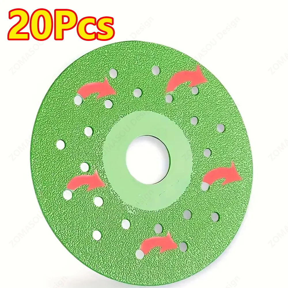 

20-1 шт. 4-дюймовый отрезной диск для верхней плитки, супертонкий алмазный мраморный пильный диск, фарфор, керамика, стекло, гранит, нефрит, шлифовальный круг, диск