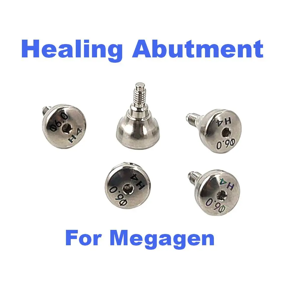 Precision Dental Implant Healing Abutment Compatible with Megagen Systems Titanium Healing Cap Emergence Profile Gingival Part