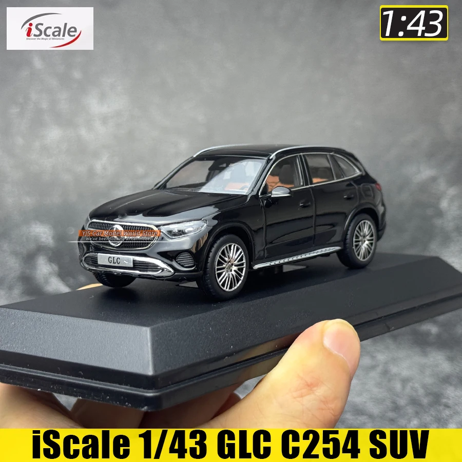 iScale Diecast model 1/43 GLC C254 E-class E450 2024 ONE Car model Static decoration Holiday gift diecast model collection
