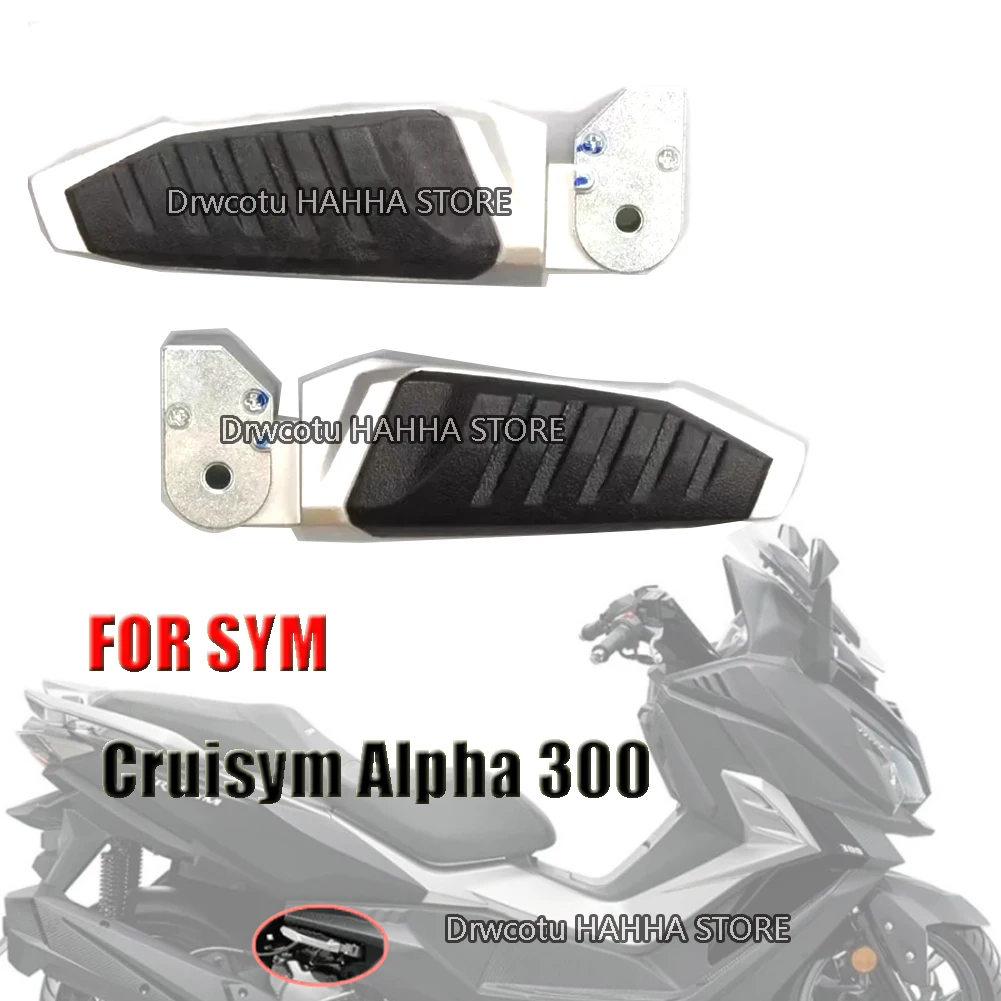 

Motorcycle Footrest Footpeg Pedal Left Right Rear Foot Pegs Pedals For SYM Cruisym 300 Alpha 300