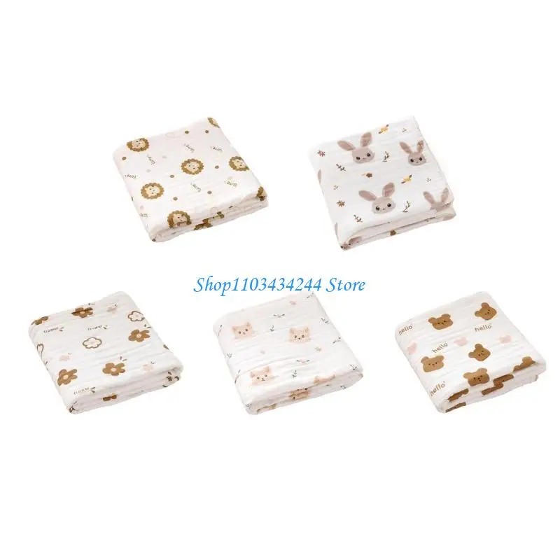 G2TC Baby Cotton Blanket Four Layer Blanket Soft Absorbent Bath Towel 4 Layer Baby Bath Towel Large for Newborns & Toddler