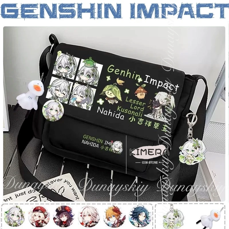 

Genshin Impact Game Furina Focalors Xiao Scattered Soldiers And Some Characters Coterie Crossbody Bag Cosplay Costume All Of Set