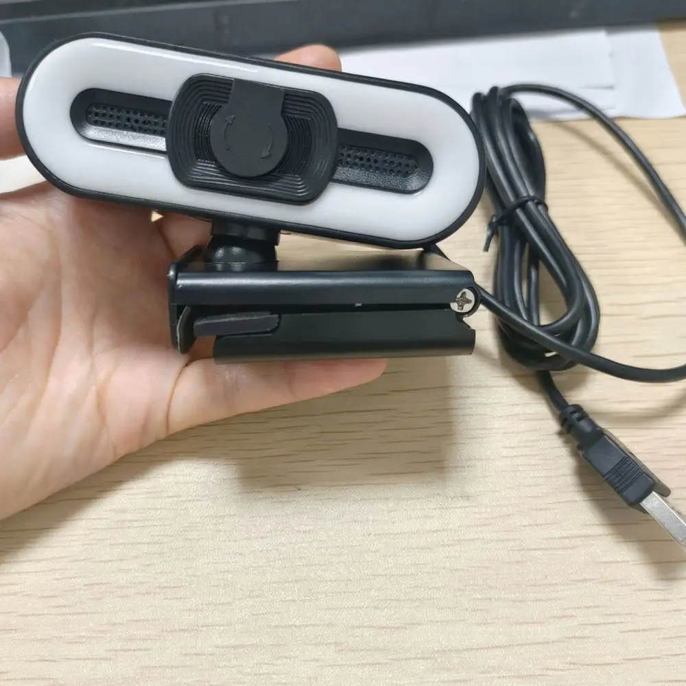 4K Autofocus Webcam USB Computer Camera With Ring Light Live Streaming Webcam Professional Video Conference For Zhiyuxuan