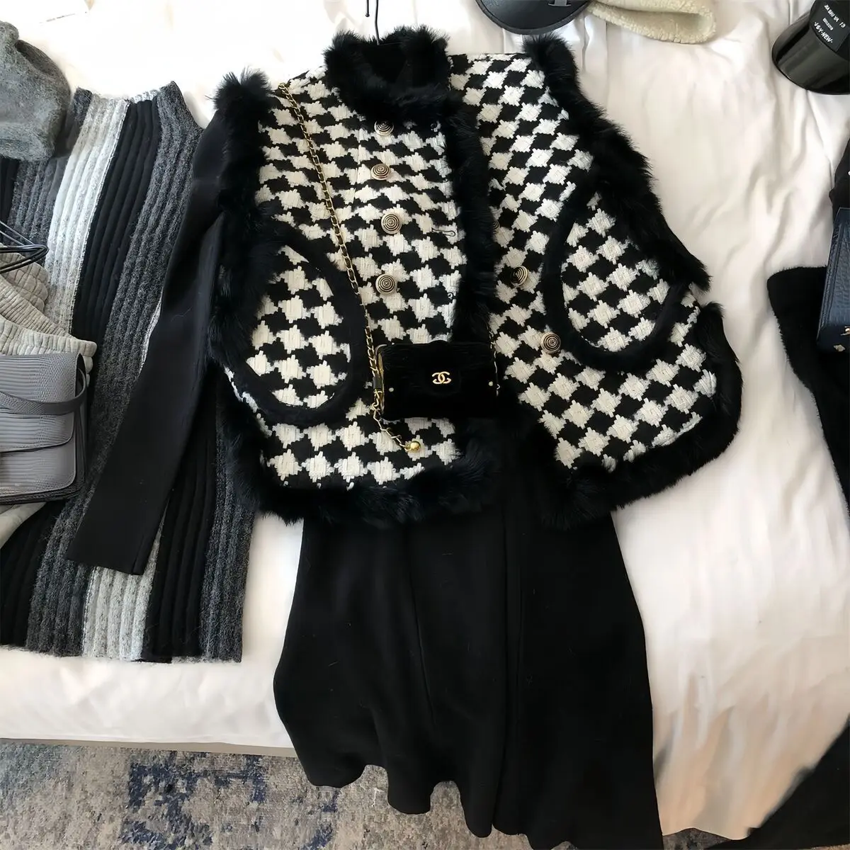 

Vests Waistcoats Thin Womens Vest In Sleeve Summer Patchwork Cropped Sweet Feminine Open-Knit Stylish Tiered Preppy Style Chic