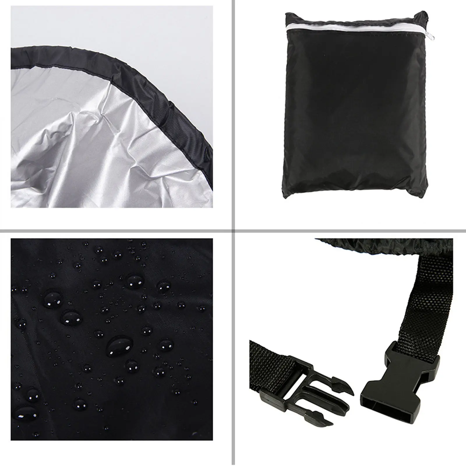 

Чехол для газонокосилки черный, из ткани Оксфорд премиум-класса, водонепроницаемый, солнцезащитный, защитный, складной, с фиксацией на пряжках, для газовых и электрических ножниц для стрижки газонов