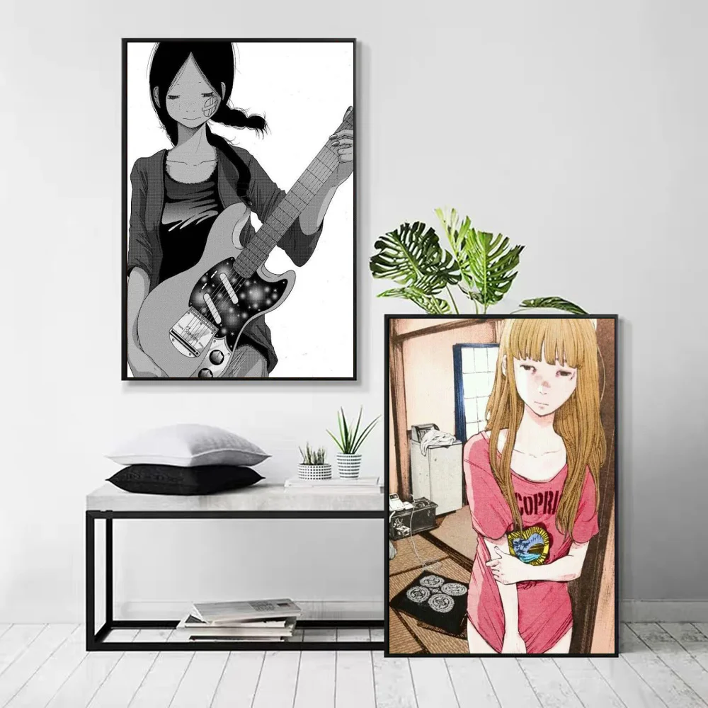 1pc Goodnight Punpun Anime Poster Self-adhesive Art Waterproof Paper Sticker Coffee House Bar Room Wall Decor