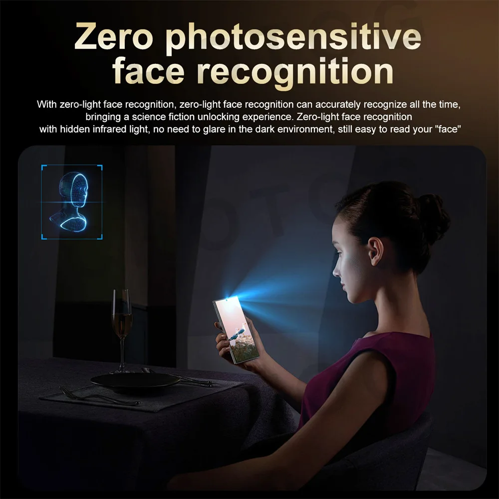 Original SMS 25 Ultra Smartphone 5G 22GB 2TB Dual Sim Cellphones Android 14 Cell Phone Face Recognition 7800mAh Mobile Phone