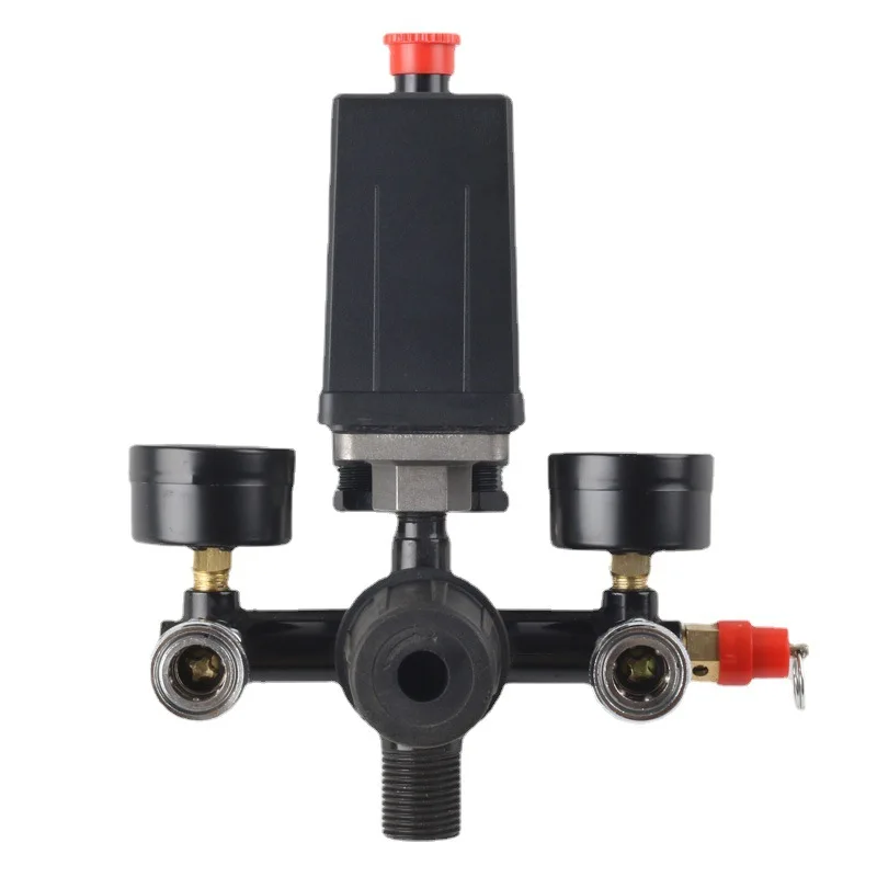 ضاغط الهواء التلقائي ضغط الهواء مفتاح الضغط مجموعة قوس باما مع مفتاح صمام موصل سريع ياباني