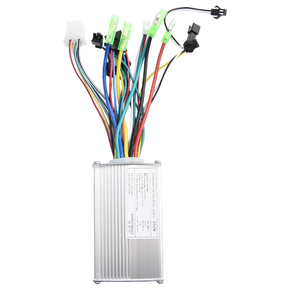 

36V 48V Brushless Controller Supply 350W Aluminum Cycling Folding bicycle Motor Parts Square Wave Electric Scooter