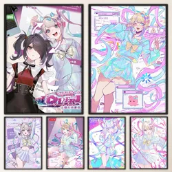 Needy-Girl Overdose Poster Fancy Poster Wall Sticker for Living Room Bar Vintage Decorative Painting Middle
