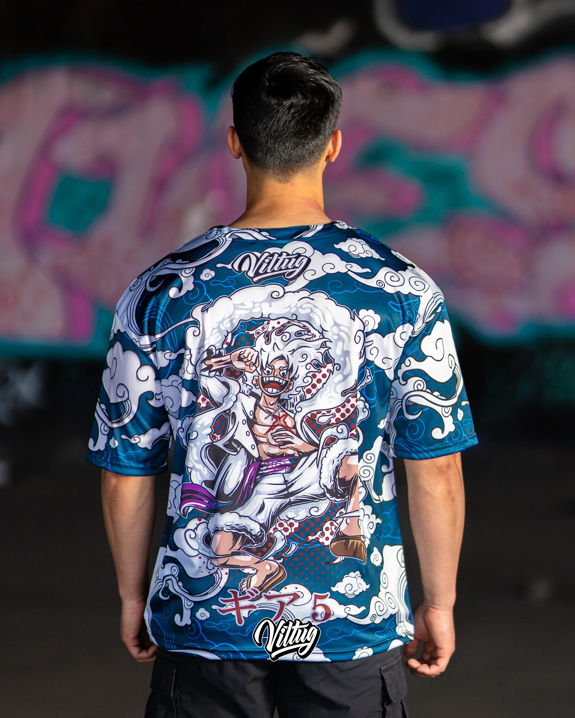 

2026 New Arrival One Piece Monkey D. Luffy Gear 5 Nika T-Shirt Kids/Adults Anime Tops Suitable for Daily and Training Wear