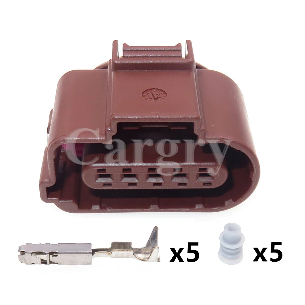 1 Set 5P 8K0 973 705 B 8K0973705B Automobile Waterproof Connector for VW Audi Auto Parts Car AC Assembly Socket