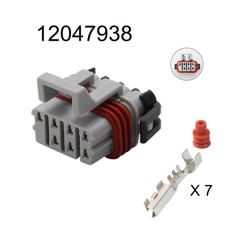 100set 12047938 automotive Waterproof connector 7 pin famale male cable Plug socket  Includes terminal seal