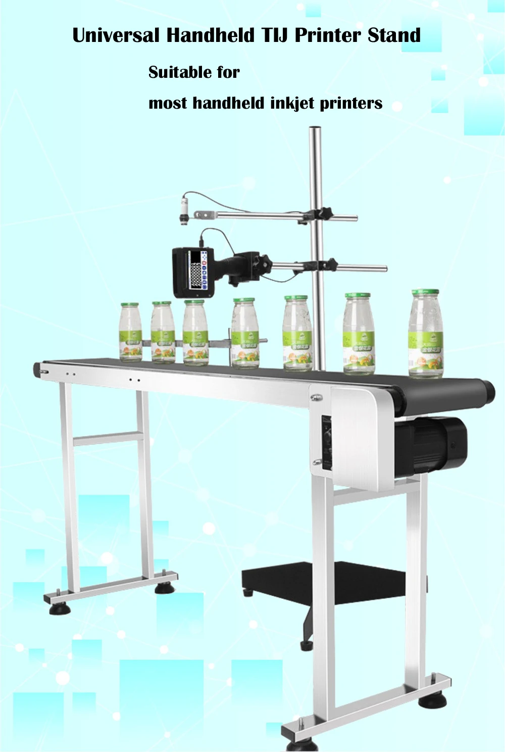 

Customizable Low price Handheld Printer Stand Bracket with Sensor Switch Photoelectric