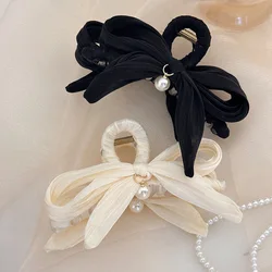 Hair accessories pins and clips claws for women girl bow pearl Ribbon popular new in Gift Korean kpop adults fashion Crab trendy