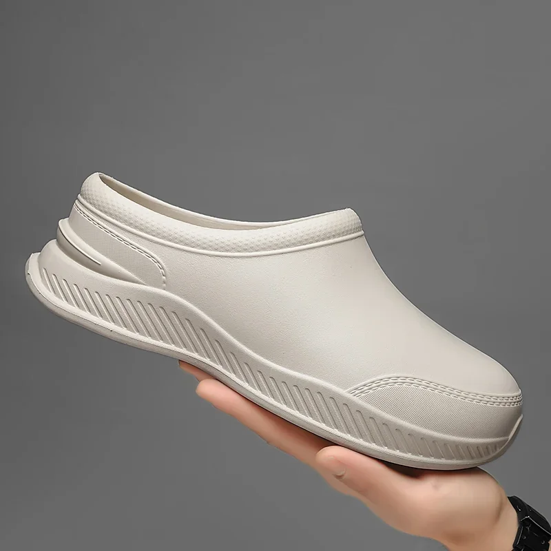 

2025 Summer EVA Men's Chef Shoes Non-slip Waterproof Oilproof Shoes Comfortable Worker Shoes High Quality Outdoor Safety Shoes