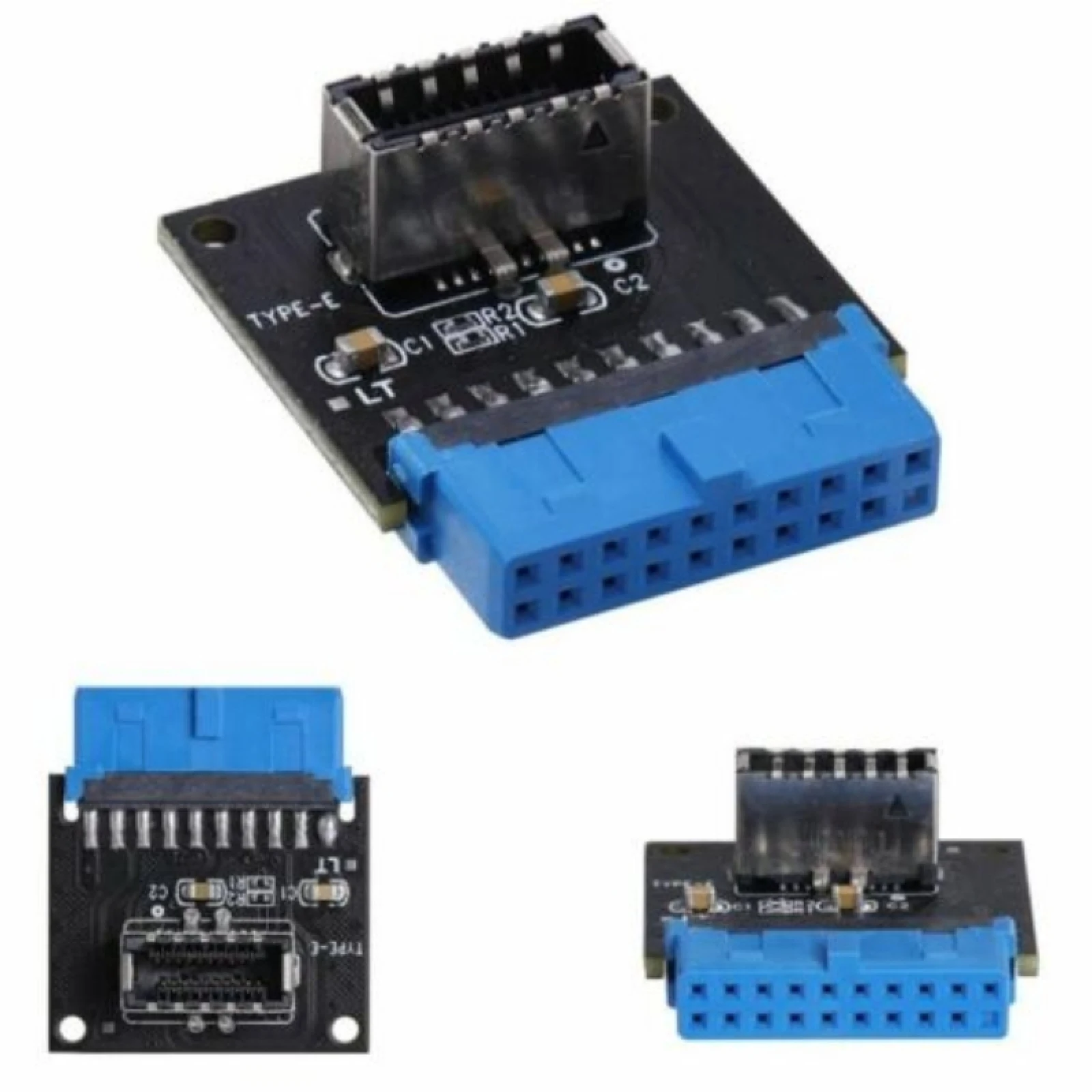 

Переходник с USB 3,0 на USB 3.1 Тип C на передний Тип E, 19 Pin на тип E, 20-контактный конвертер, плата расширения для аксессуаров материнской платы