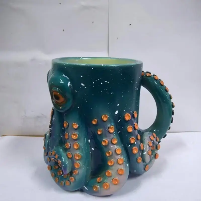 Medieval Pirate Beer Cup with Heat Proof Handle Coffee Mug For Restaurant Home X3UC