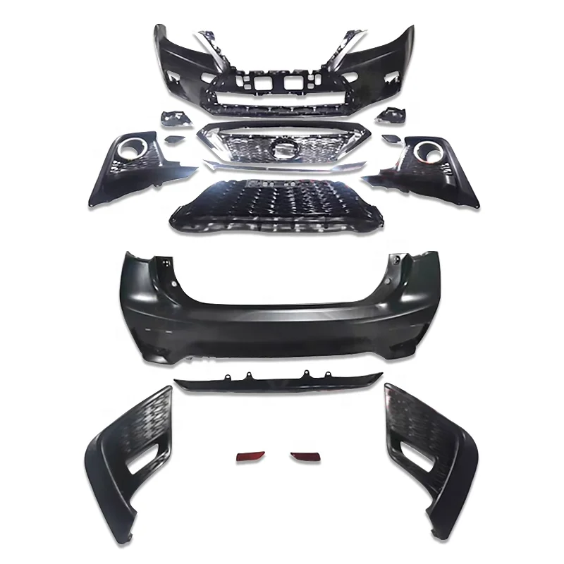 

2021 New Style Car Front Bumper Rear Bumper Parts for Lexus CT200H 2012-2020 PP Material Body Kits Front Grill Front Facelift No
