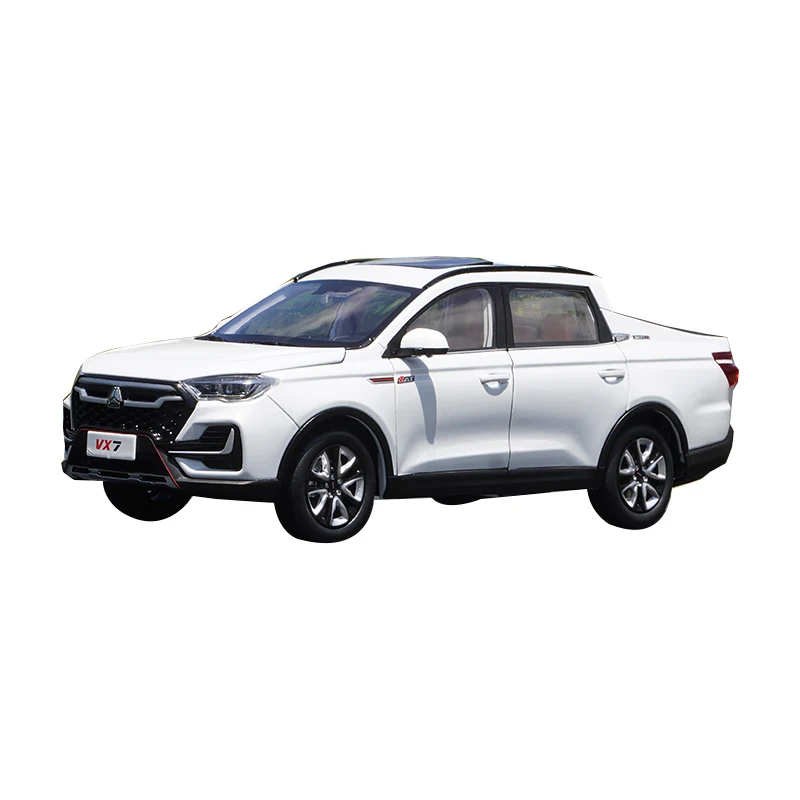 1:18 الأصلي الصين الوطنية الثقيلة شاحنة VGV VX7 بيك اب SUV على الطرق الوعرة مركبة بيك اب سبيكة نموذج سيارة