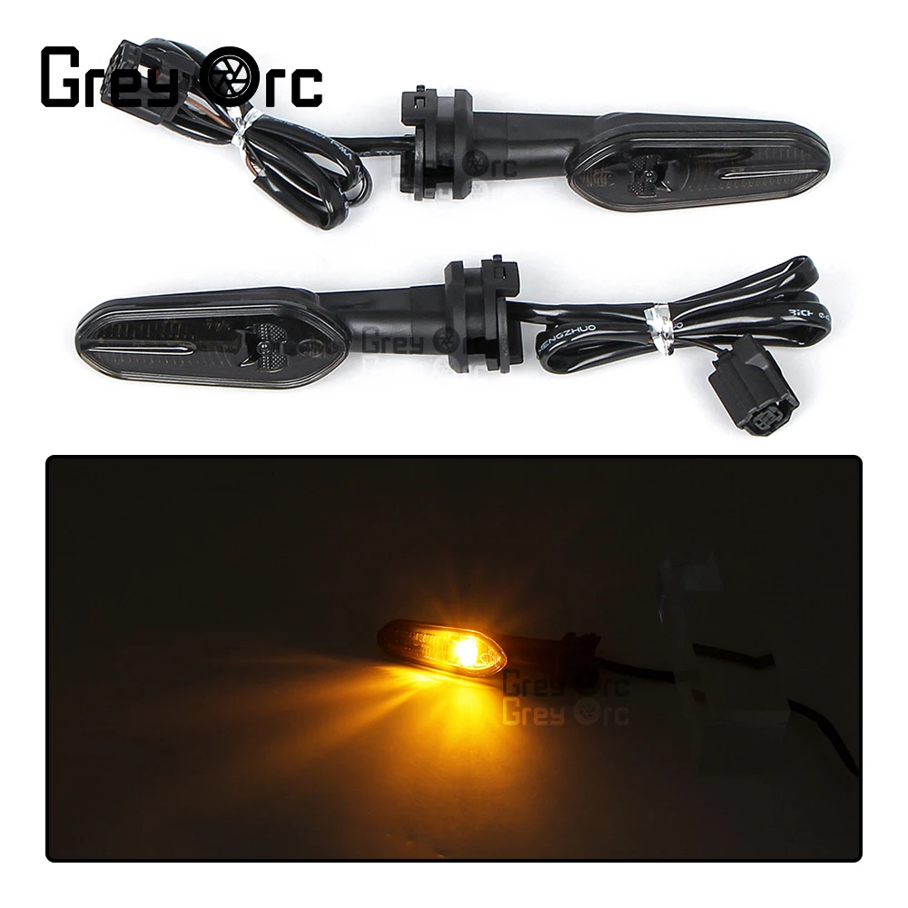 For Yamaha MT03 MT10 MT-03 MT-10 MT 03 10 2021 2022 2023 2Pcs LED Turn Signal Light Waterproof Indicator Blinker Flashing Lamp