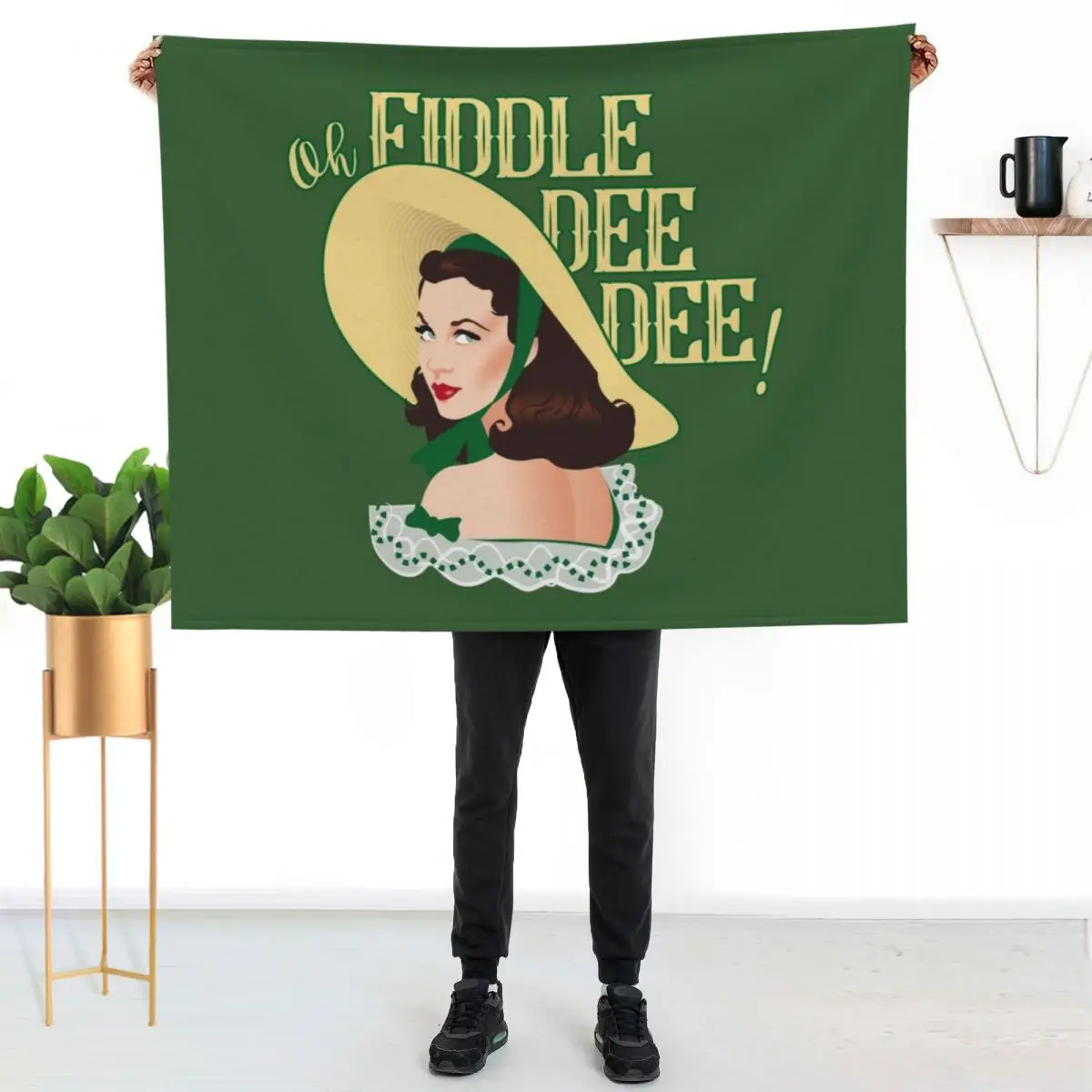 Fiddle-dee-dee! Throw Blanket Soft Big heavy to sleep Plaid on the sofa Decorative Beds Blankets For Sofas Beach Blankets