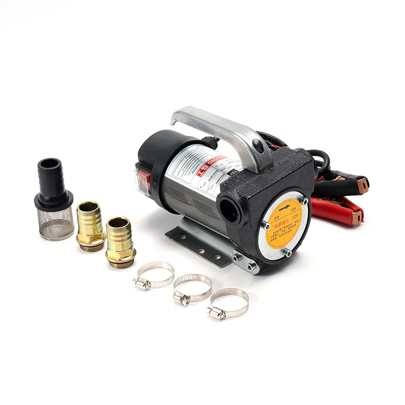 12V 24V Electric Self Priming Diesel Fuel Pump, High Power Copper Motor Oil Transfer Pump