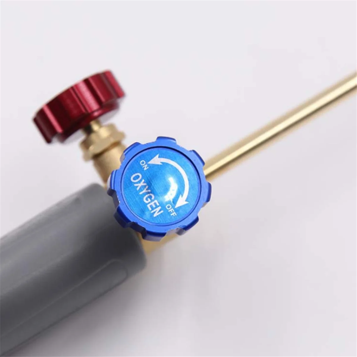 Antorcha de soldadura de gas propano/MAPP de oxígeno de latón ligero A002 para soldadura de soldadura (cilindro no incluido)