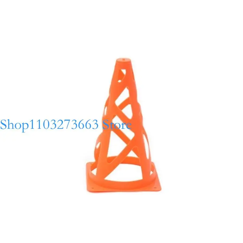 R6fe 10パックスポーツトレーニングコーン、マーカートレーニングトラフィックコーンスケートのコーン、サッカー