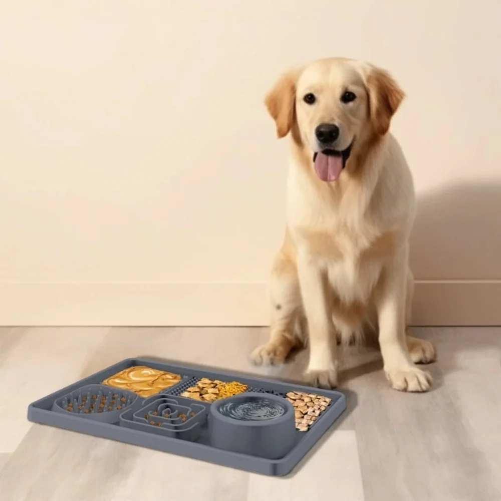 1個入りペット用犬猫舐めパッド、舐めパッド、窒息防止スローフ - Slow Feeder Dog Bowl のレビューと価格