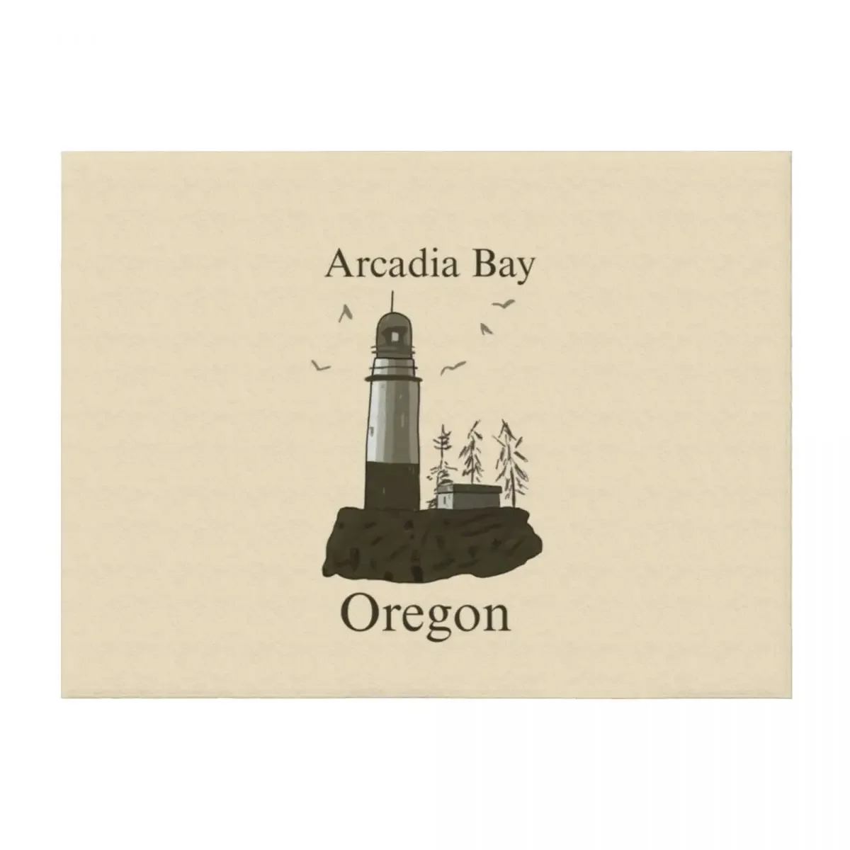 

Arcadia Bay lighthouse Throw Blanket Retros Luxury Throw Cute Soft Beds Blankets