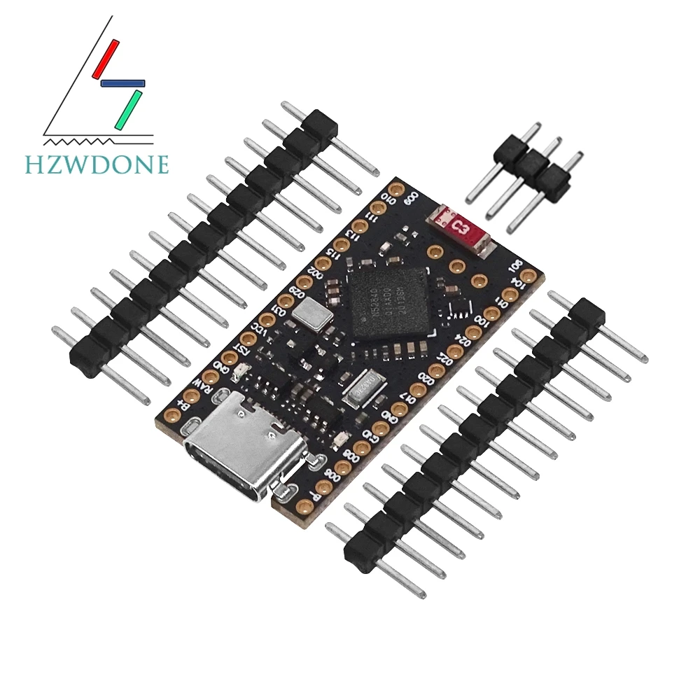 NRF52840 Development Board Compatible With Nice!Nano V2.0 Bluetooth Charging Management Pro Micro NRF52840