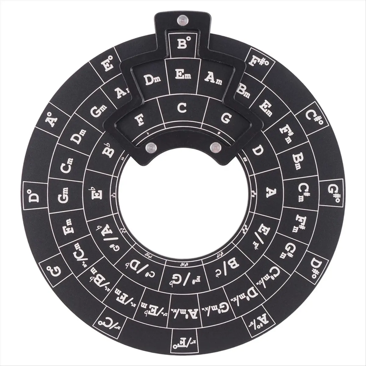 ABPF Circle of Fifths Wheel Guitar Chord Wheel Wooden Melody Tool Musical Chord Wheel for Musicians Guitar Accessories view 3