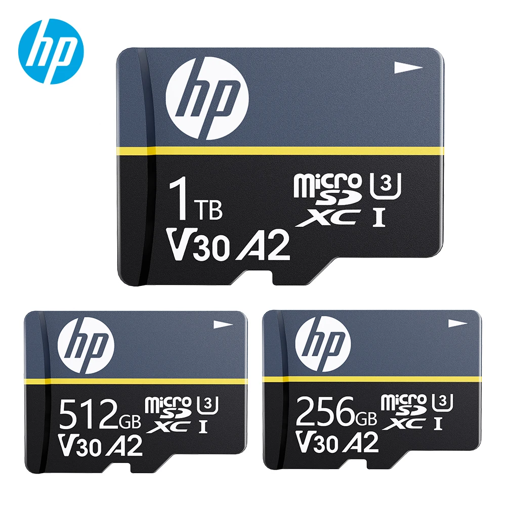Carte Micro SD HP A2 U3 V30 256 Go 512 Go 1 To jusqu'à 220 M/s Carte mémoire MicroSDXC