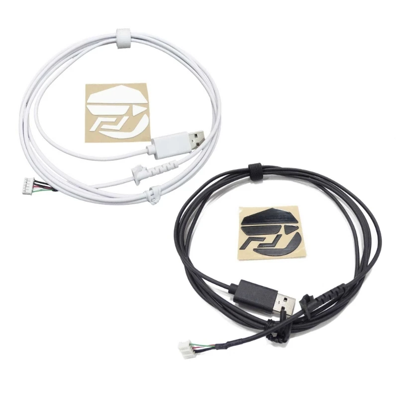 USB Mice Line, USB Mouse Cable and Mouse Feet Skates Replacement Repair Parts for G502 Hero Gaming Mouse