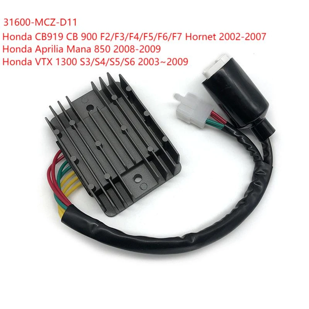 

Voltage Regulator Rectifier For Honda CB919 CB 900 F2/F3/F4/F5/F6/F7 Hornet Aprilia Mana 850 VTX 1300 S3/S4/S5/S6 31600-MCZ-D11