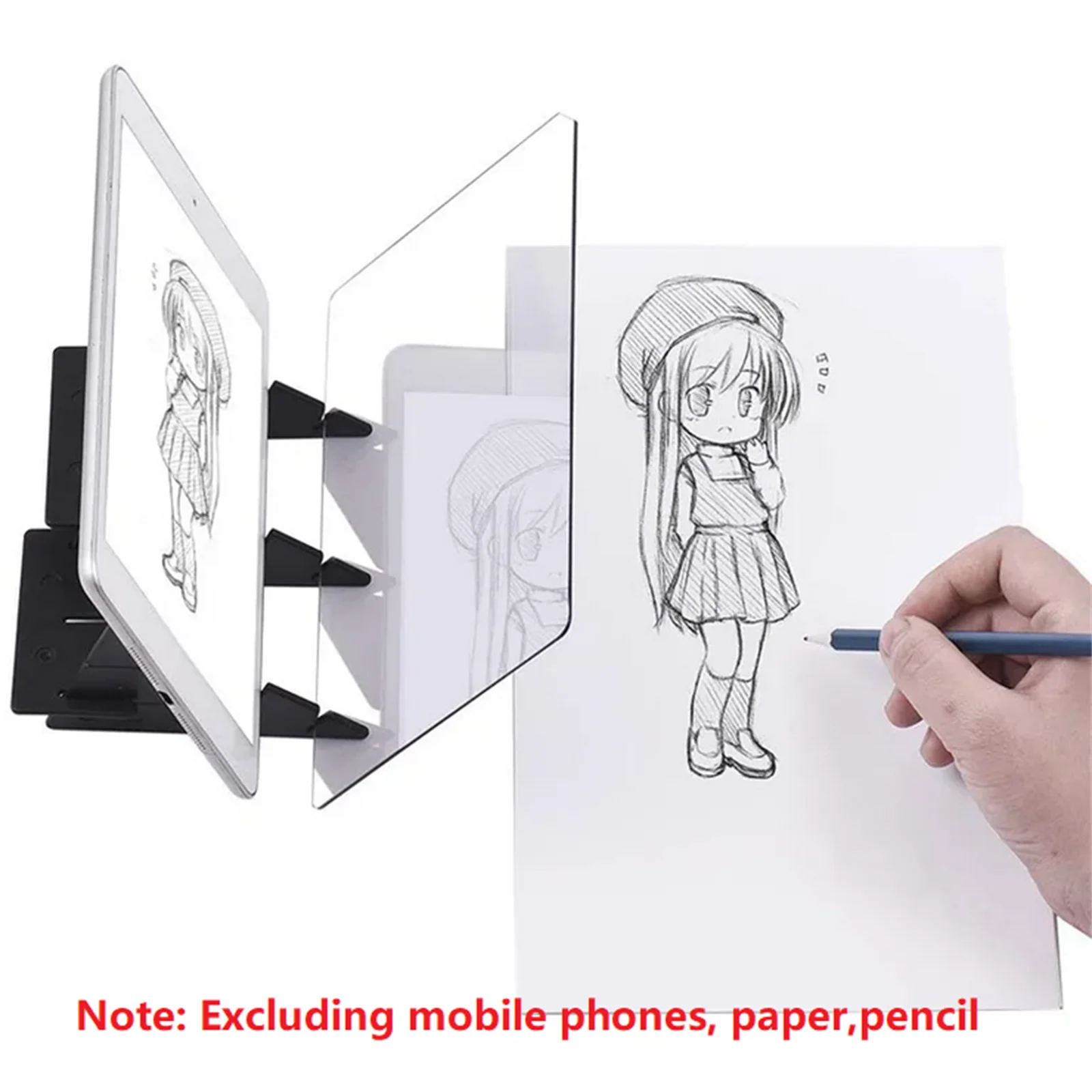 Creative Children Drawing A Copy Board Portable Optical Tracing Board Copy Pad Panel Kids Optical Drawing Painting Tracing Board