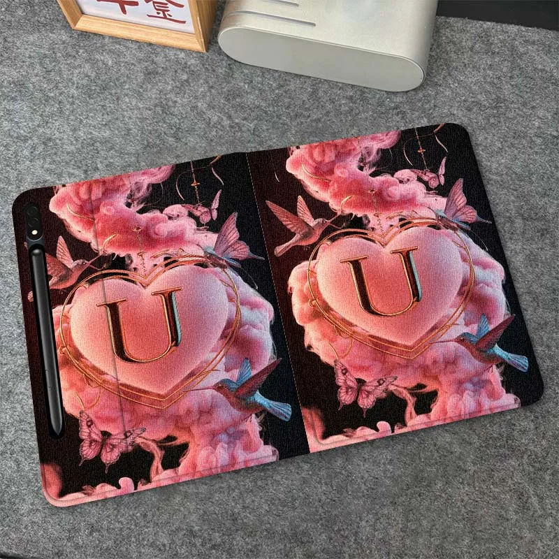 

Pink Heart Hummingbird Cartoon For Samsung Galaxy Tab S6 S8 S9 S10 Lite FE 10.4 11 Inch 2022 2024 Tablet Case