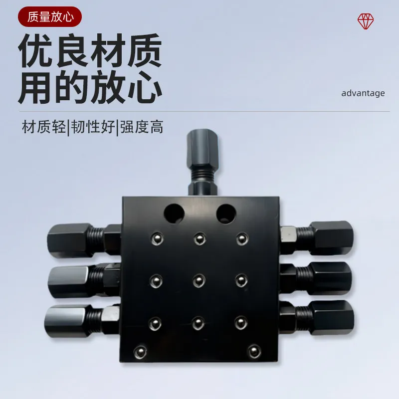 SSV Progressive Grease Distributor Valve JPQ Lubrication Divider Block for Pump Truck Paver Excavator Construction