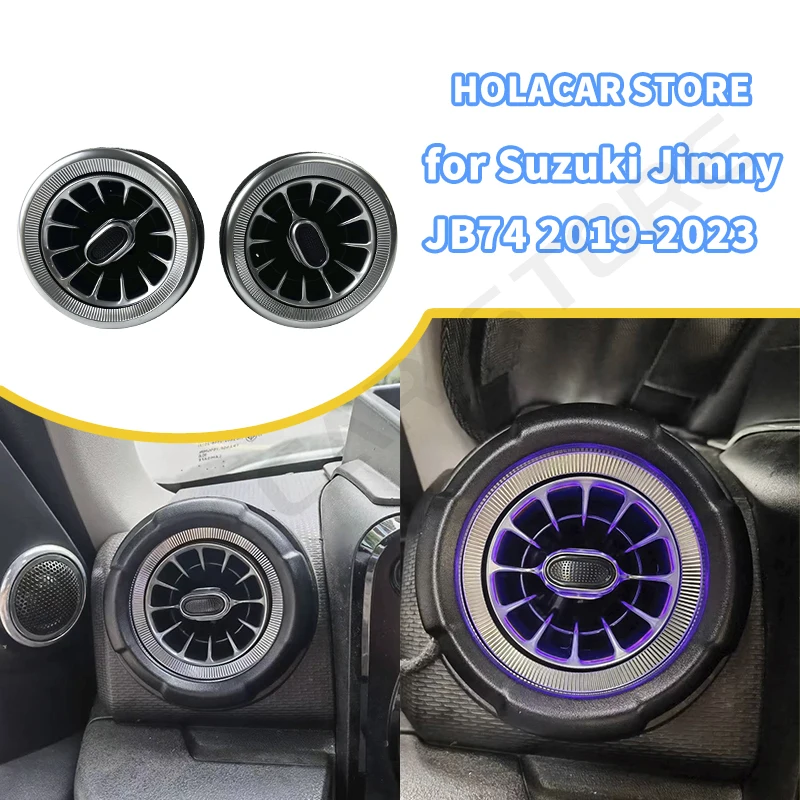 

Car Interior Atmosphere Light Air Condition Outlet Foot Side Light For Suzuki Jimny JB64 JB74 2019 2020 2021 2022 2023 2024