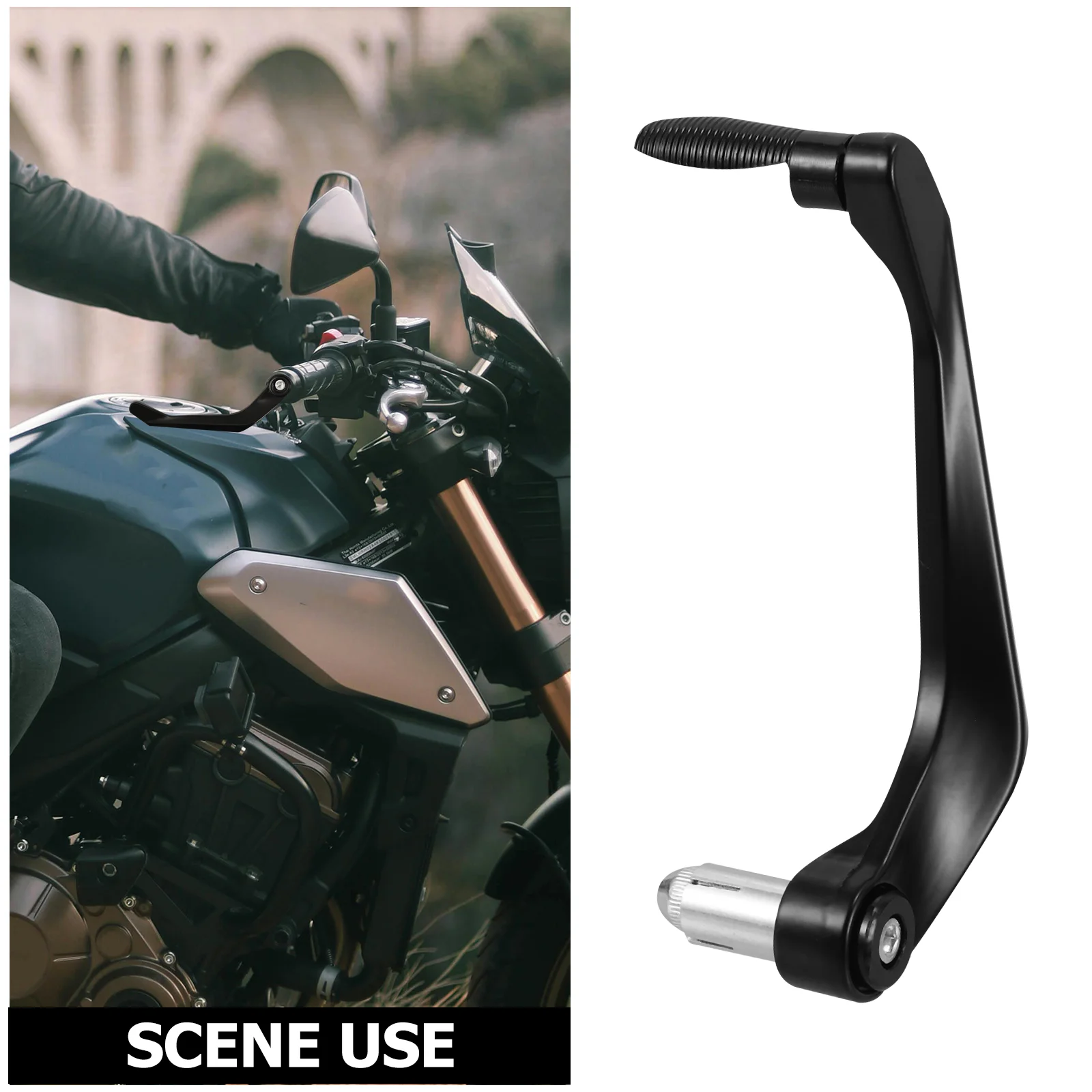 Horn Metal Motorcycle Handguard Brake Lever Guards Clutch Handlebar Protector for Accessory Refit